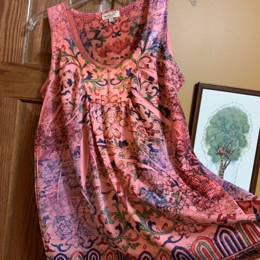 Summer Tunic Top - Colorful and Comfy!